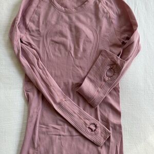 Lululemon Women's Pink Long Sleeve Top